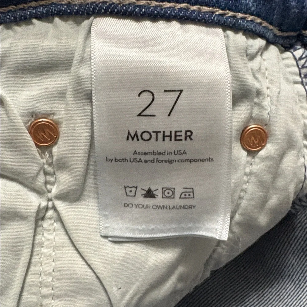 Mother Tomcat ankle fray jeans 27 - Picture 6 of 15